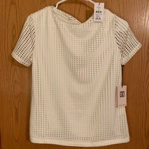 New white top with tags!